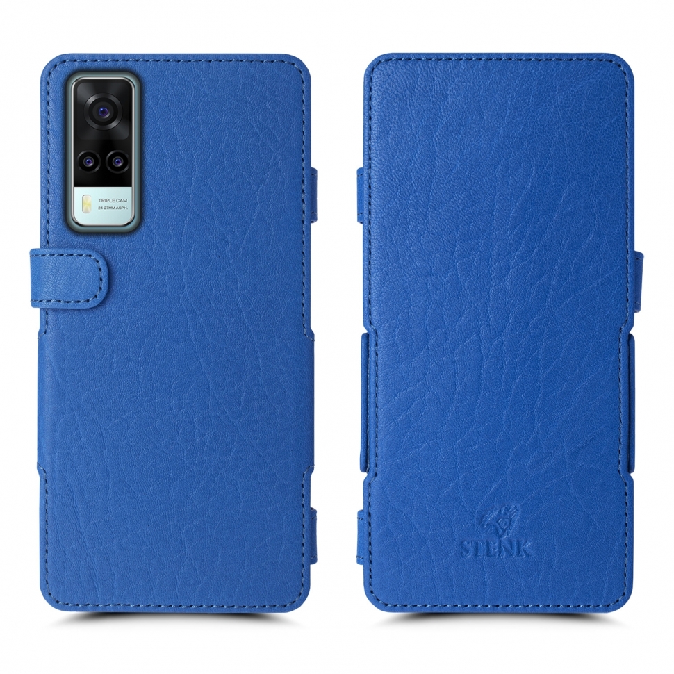 

Чехол книжка Stenk Prime для Vivo Y31 Ярко синий