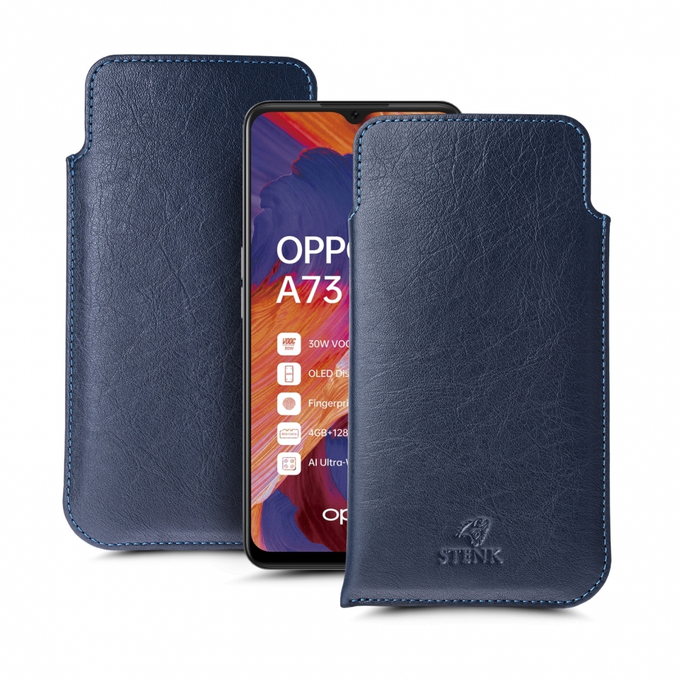 

Футляр Stenk Elegance для OPPO A73 Синий