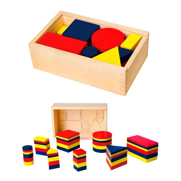

Навчальний набір Viga Toys Логічні блоки Дьєнеша (56164)