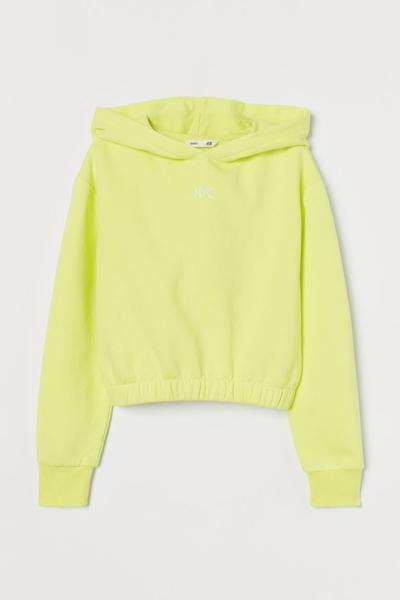 

Короткий джемпер худи H&M 146/152 (150/76) Бледно-желтый/NYC