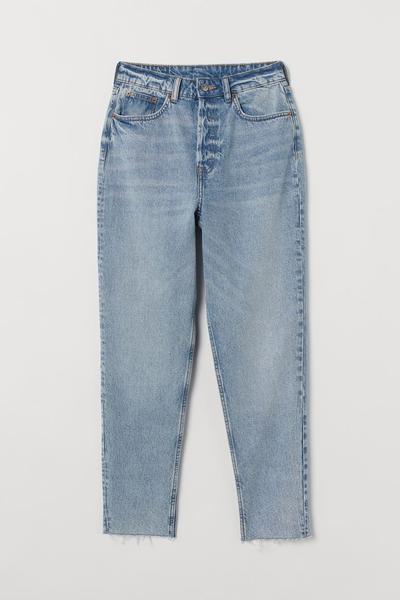 

Джинсы Slim Mom High Ankle H&M 34 (160/64А) Голубой деним