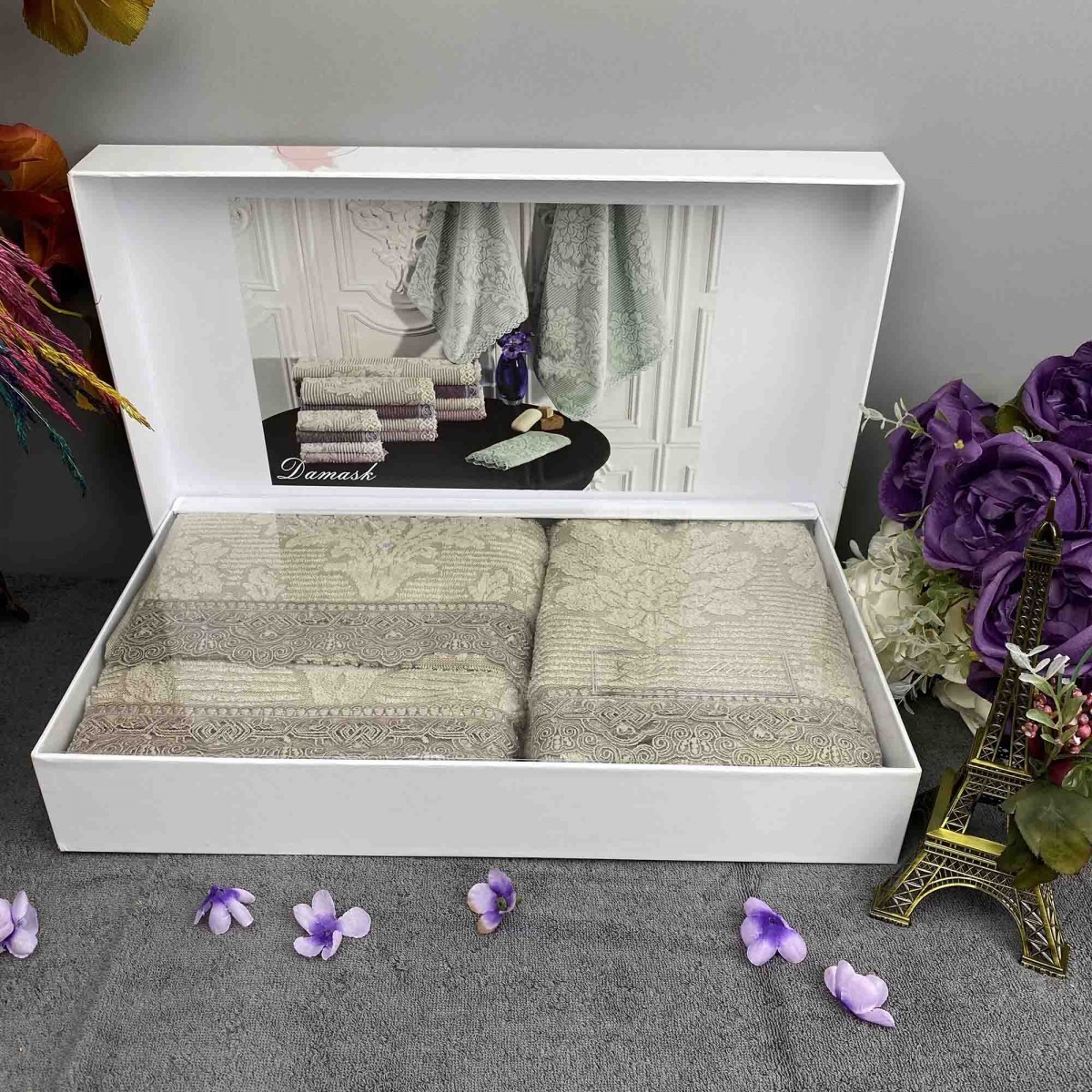 

Набор полотенец GELIN HOME "DAMASK SAMPANYA Турция