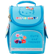 

Рюкзак школьный Kite Hello Kitty, 1 отделение, каркасный, голубой, HK17-501S-2