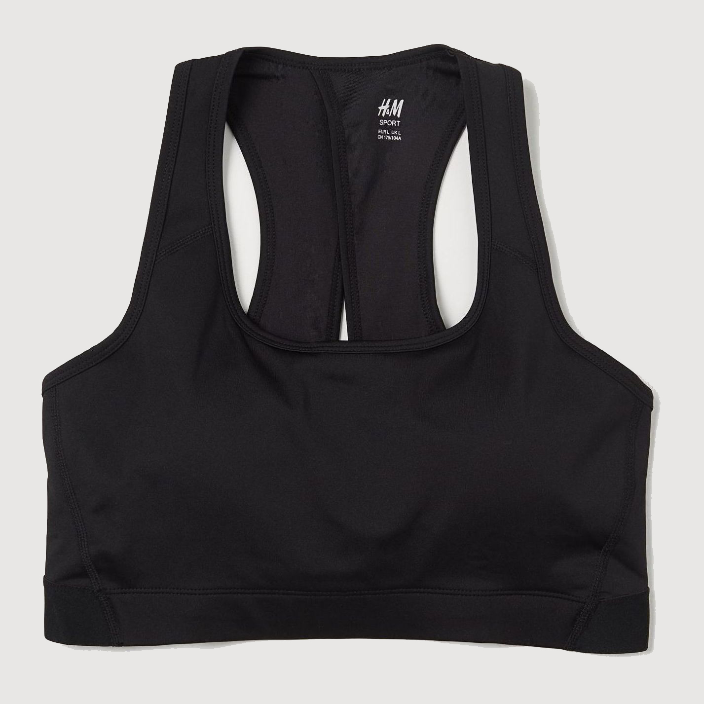 

Спортивный топ H&M 103-9055072 2XL Черный