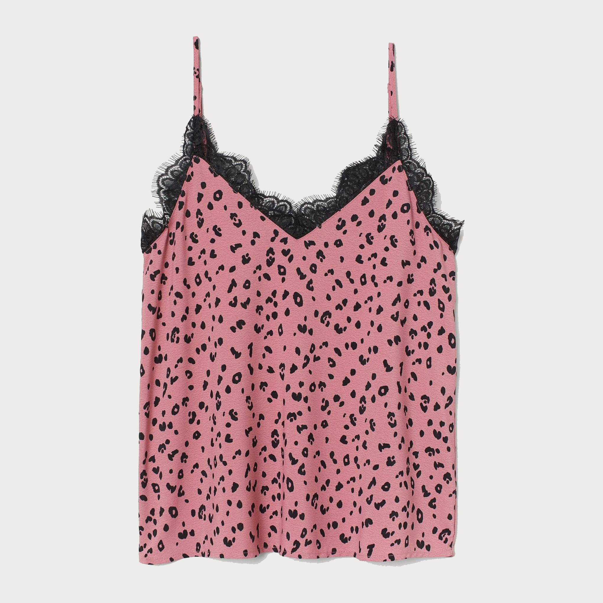 

Топ H&M 1603-7731700  Пудровый принт, Топ H&M 1603-7731700 34 Пудровый принт