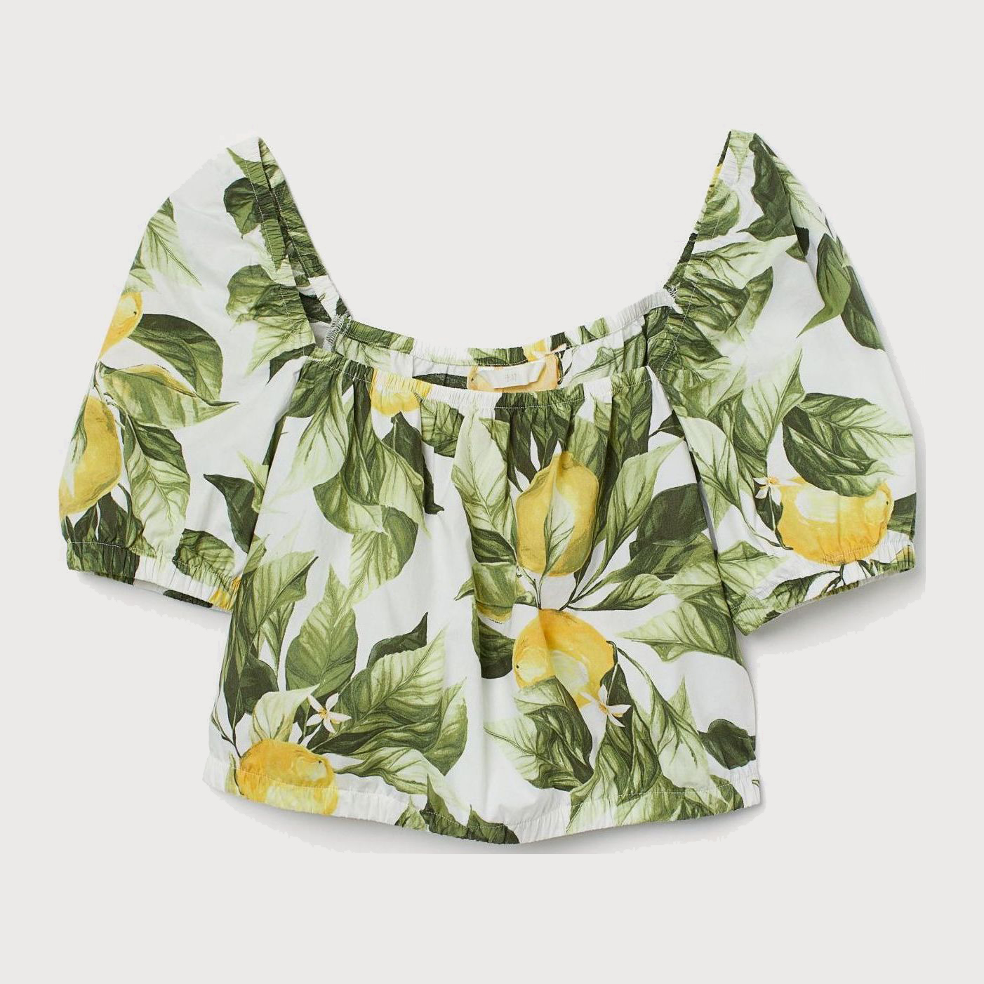 

Топ H&M 1703-8502441  Бело-зеленый, Топ H&M 1703-8502441 L Бело-зеленый