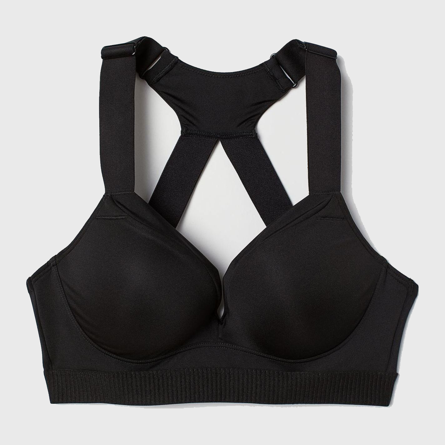 

Спортивный топ H&M 1802-7031520 XS Черный