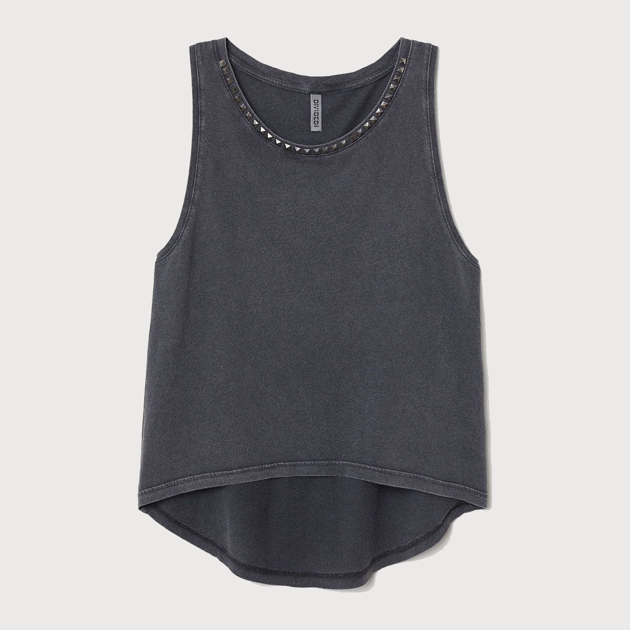 

Майка H&M 2502-6560717 XS Темно-серая