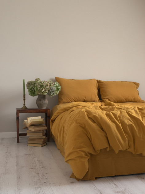 

Комплект постільної білизни 160x220 LIMASSO MUSTARD STANDART 800369 Полуторний