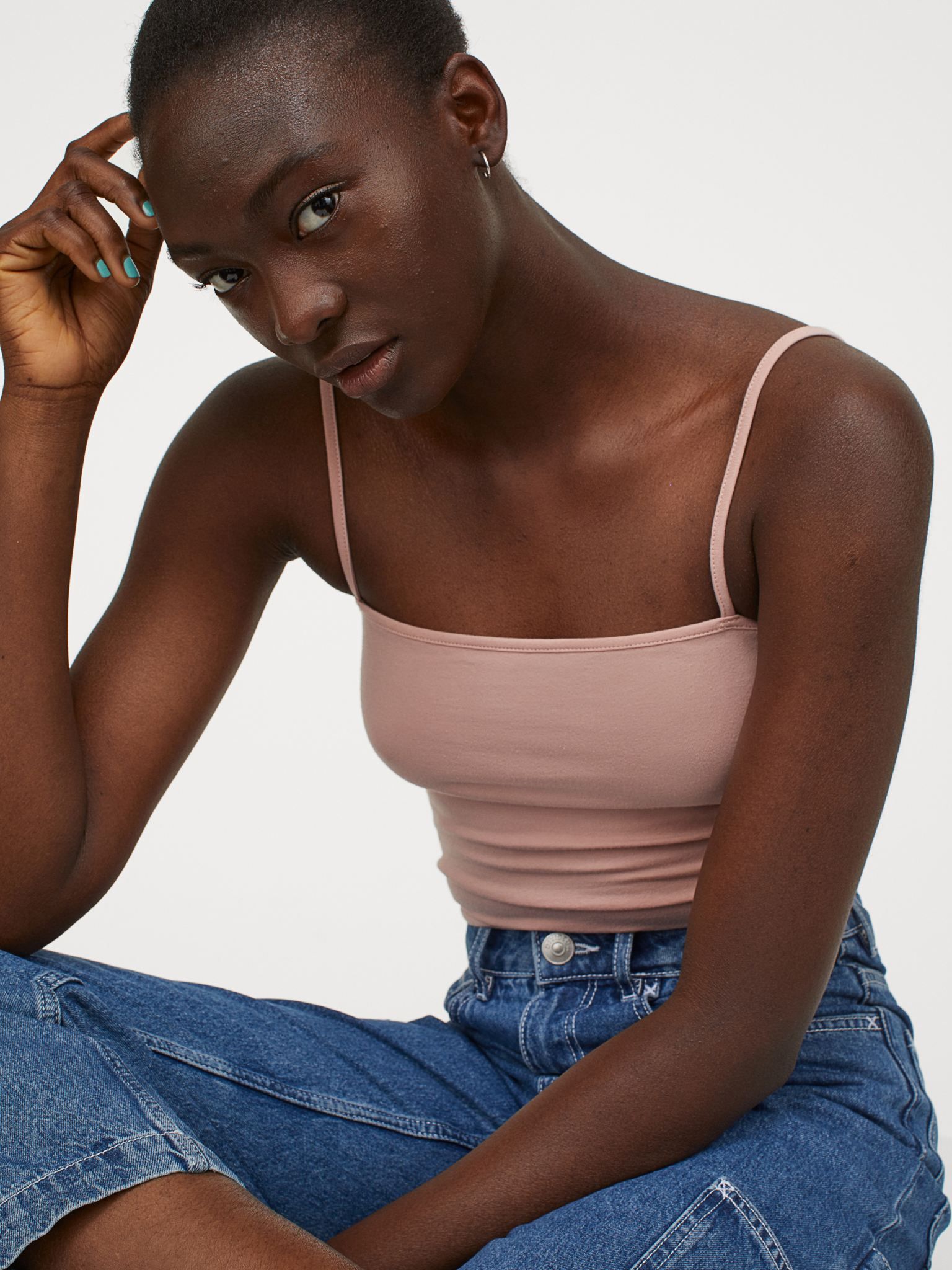 

Топ H&M 2910-7598719 L Пудровый