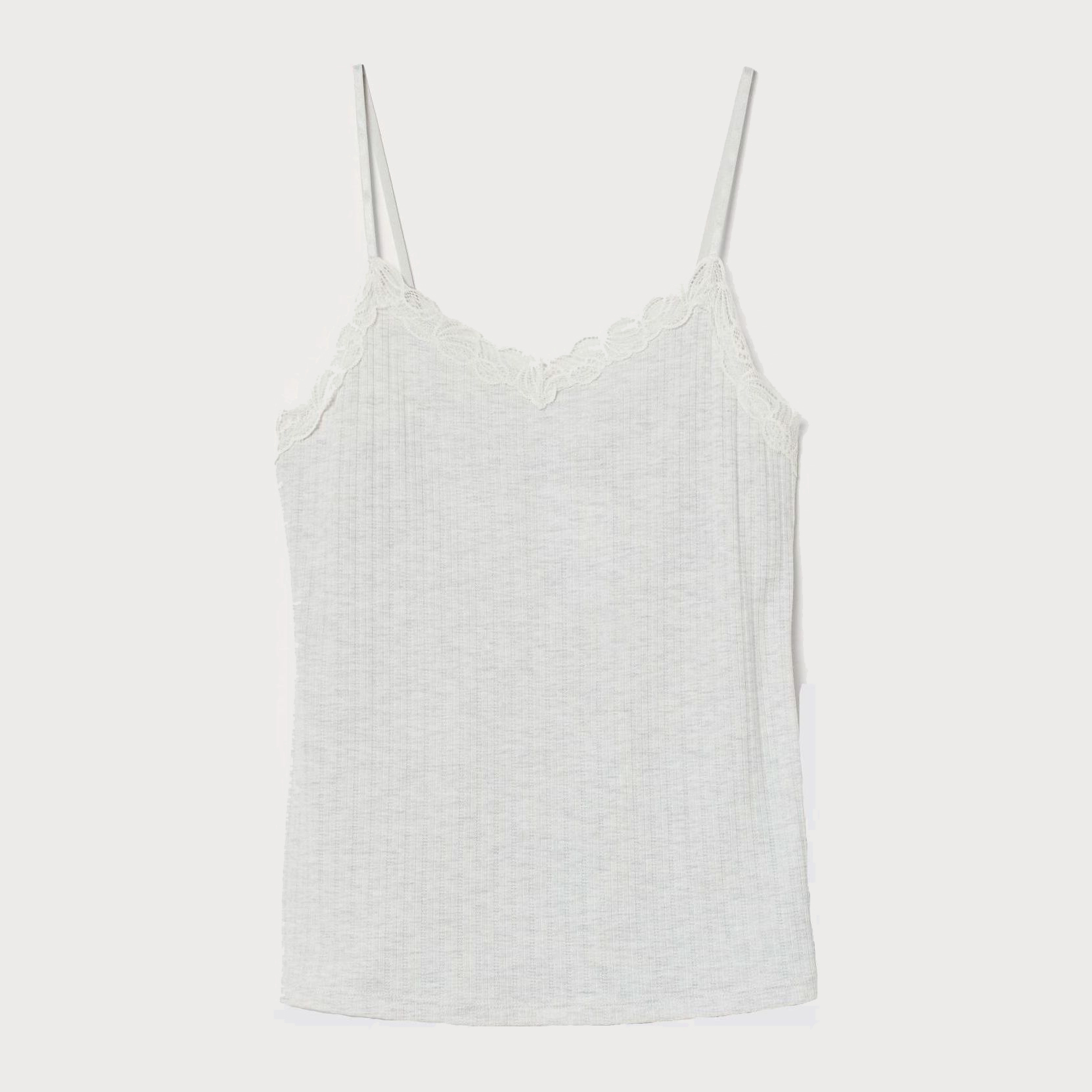 

Пижамная майка H&M 3103-76141002 XL Светло-серая