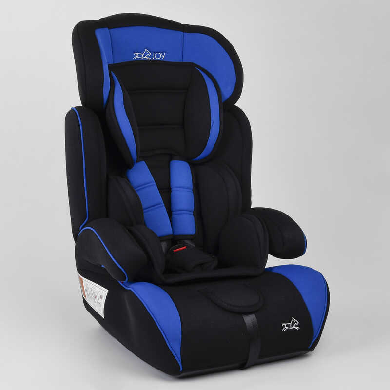 

Детское автокресло JOY 7190 В универсальное, группа 1/2/3 (9-36 кг), Black/Blue (100050)