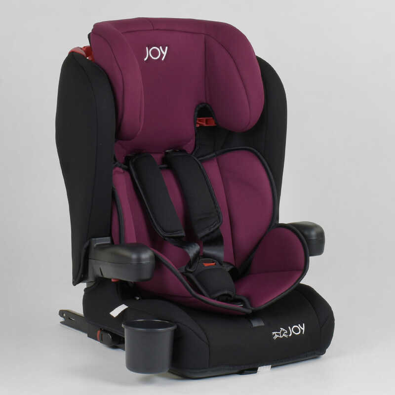 

Детское автокресло JOY 73180 универсальное, ISOFIX, группа 1/2/3 (9-36 кг) Black/Burgundy (88166)