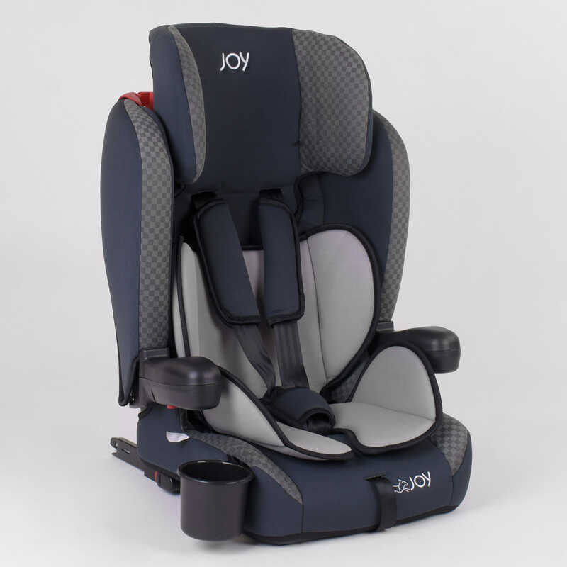 

Детское автокресло JOY 24812 универсальное, ISOFIX, группа 1/2/3 (9-36 кг) Blue/Grey (89164)