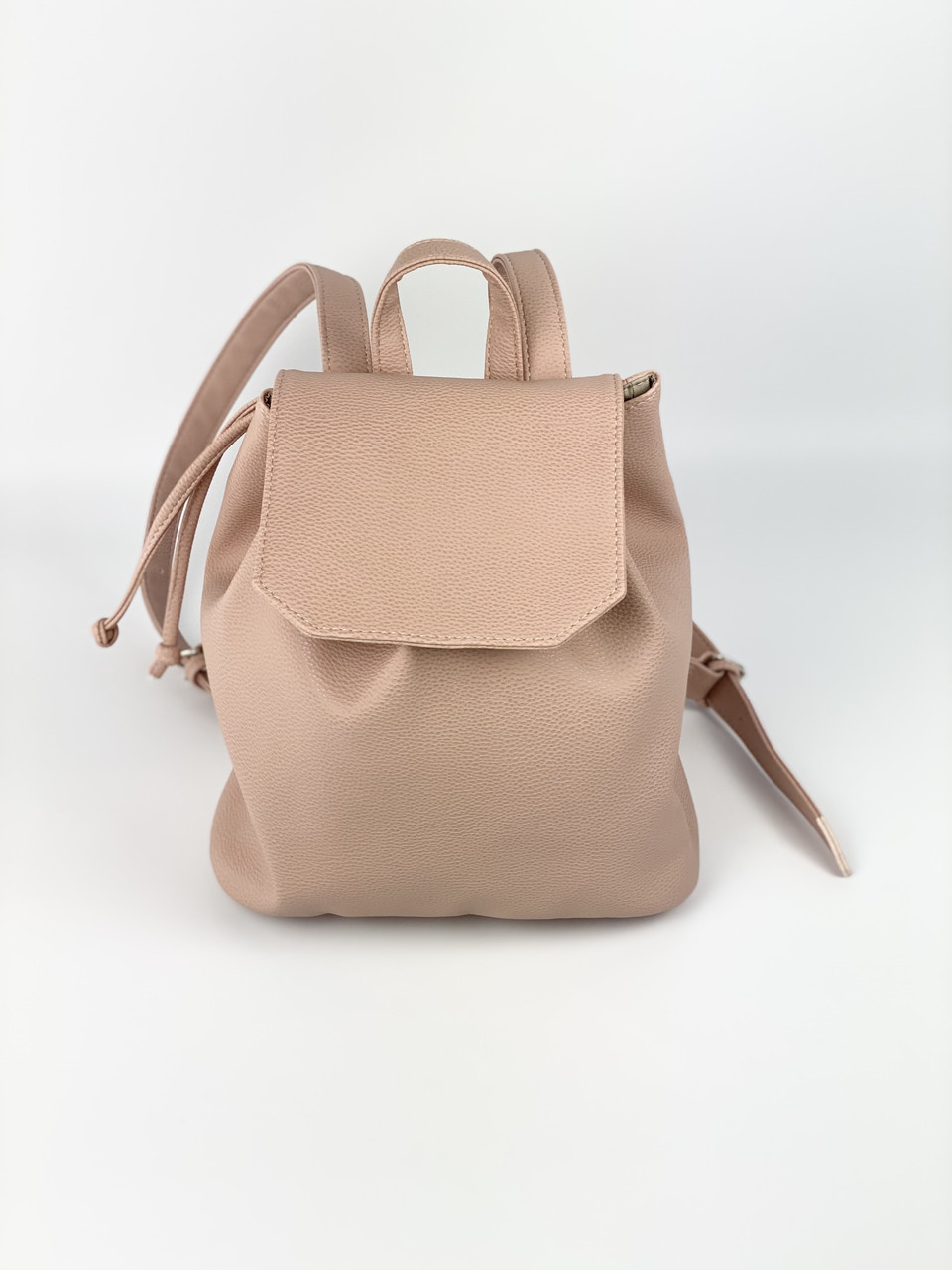 

Рюкзак женский городской из экокожи пудровый TVх12