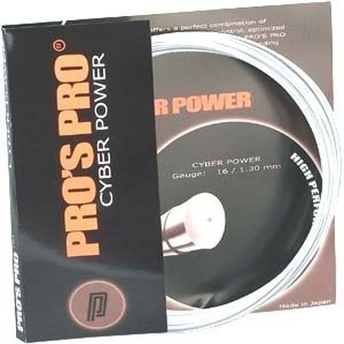 

Струны для тенниса Pro’s Pro Cyber Power 1.30 white, 12м