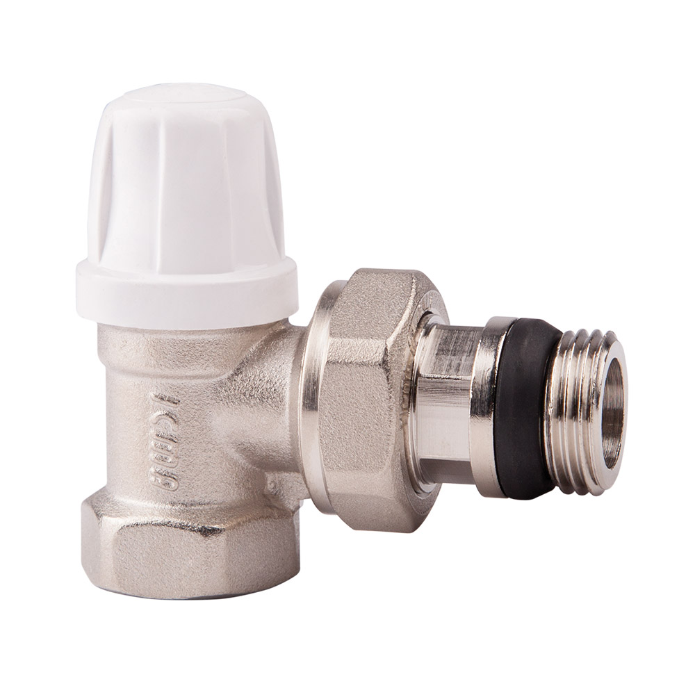 

Кран радиаторный Icma 1/2" с антипротечкой угловой без ручки №952
