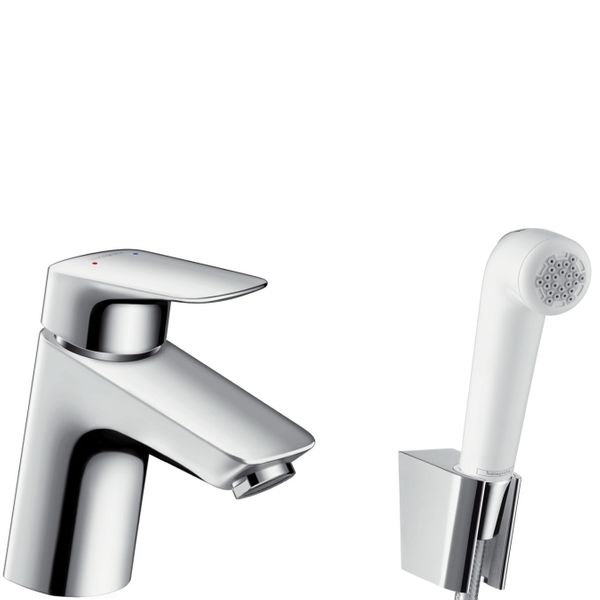 

Смеситель с гигиенической лейкой Hansgrohe Logis EcoSmart 71290000