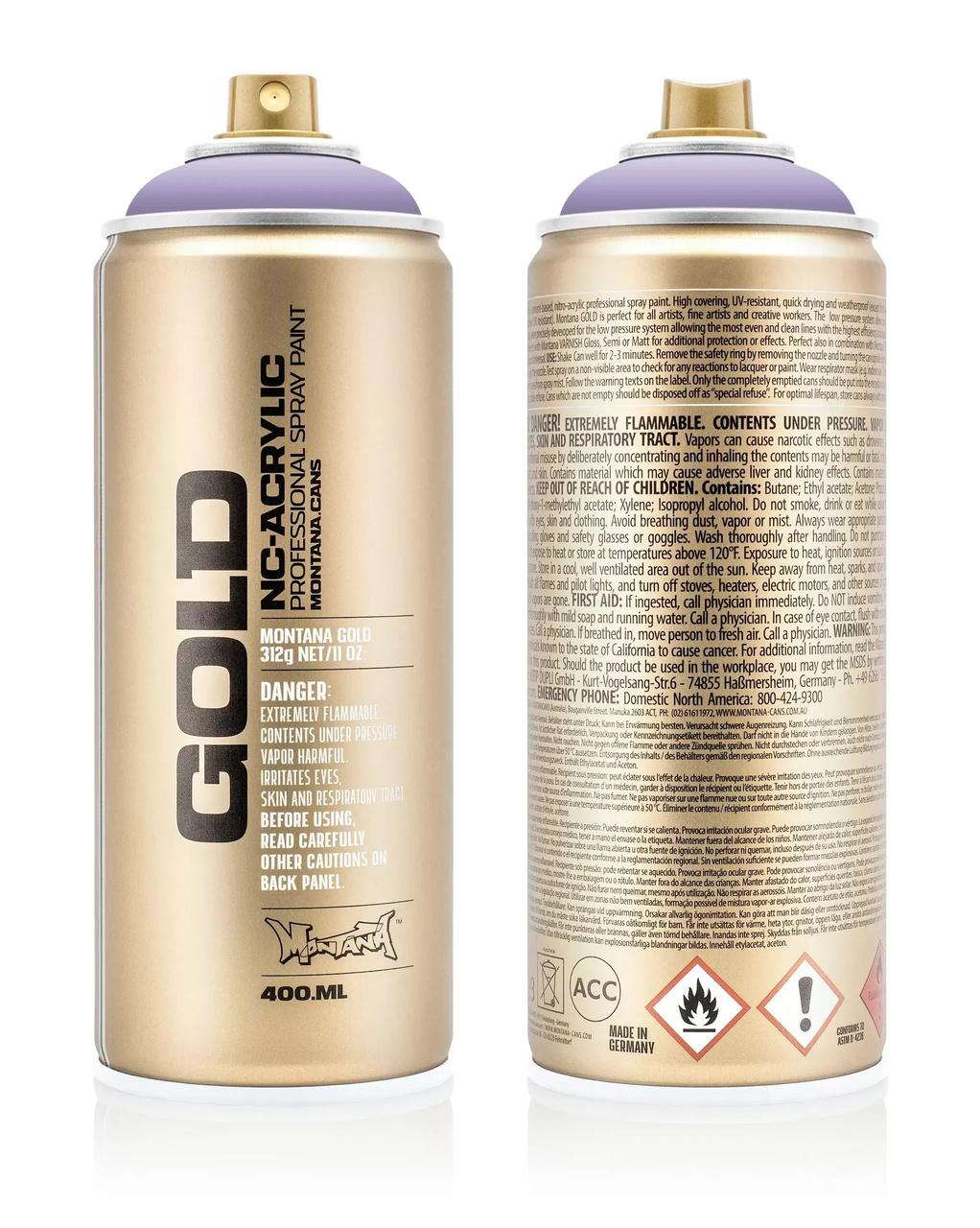 

Краска Montana Gold 4110 Светлая сирень 400 мл (Light Lilac) (284519)