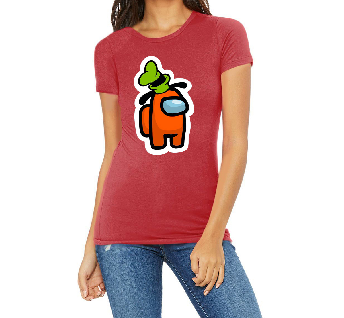 

Футболка для девочки ArtSvet Амонг АС (Among Us) Красный 146 рост NAUSDFCTKR