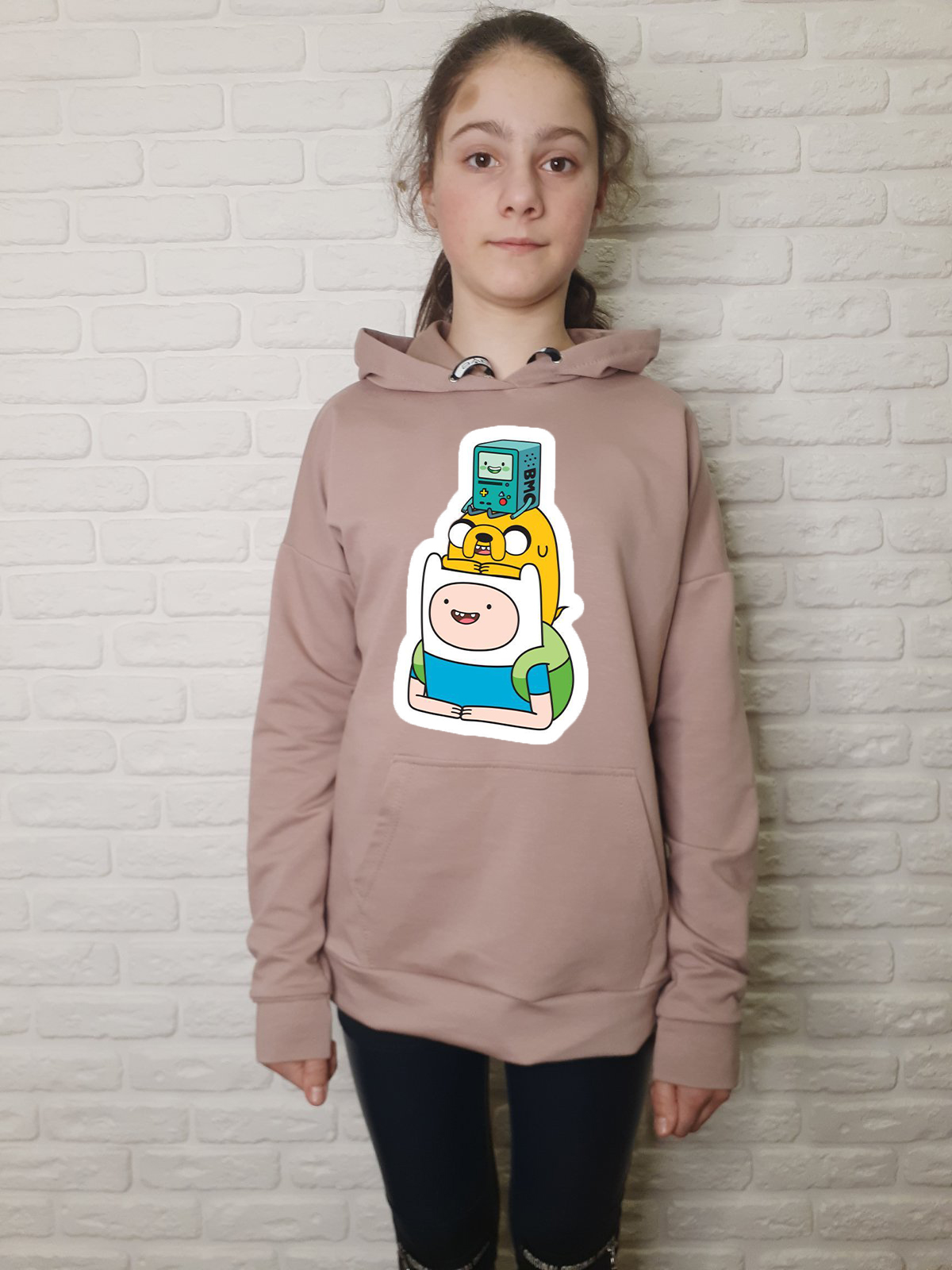 

Худи для девочек ArtSvet Finn Jake BMO Бежевый 164 см BMOCTKF