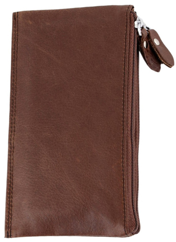 

Мужской бумажник кожаный Traum 7111-51 Темно-коричневый