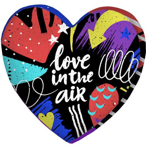 

Подушка сердце 3D Presentville Love in the air 40х40х7,5 см