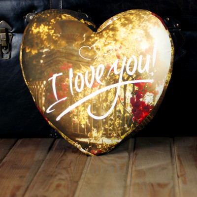

Подушка сердце 3D Presentville I love you! 40х40х7,5 см