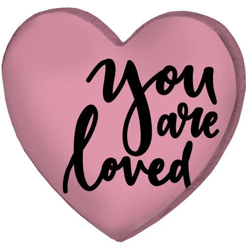 

Подушка сердце 3D Presentville You are loved 40х40х7,5 см