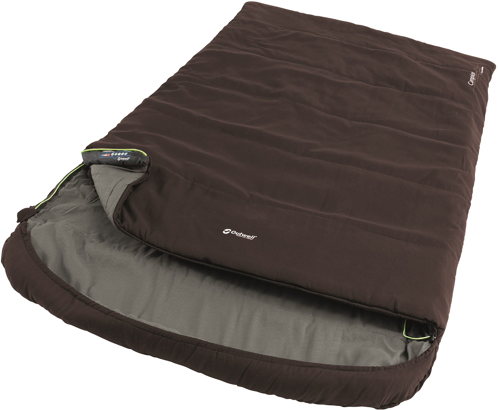 

Спальный мешок Outwell Campion Lux Double Left -1°C Brown (230370)