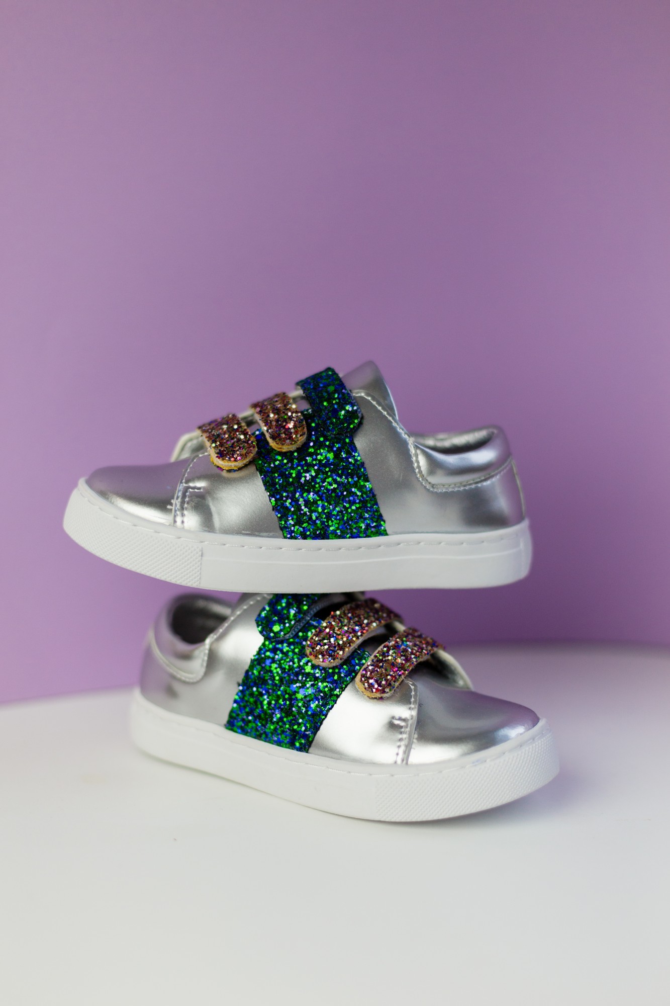 

Кеды EVIE shoes Saba 33 Silver Glitter (122-1L 33)