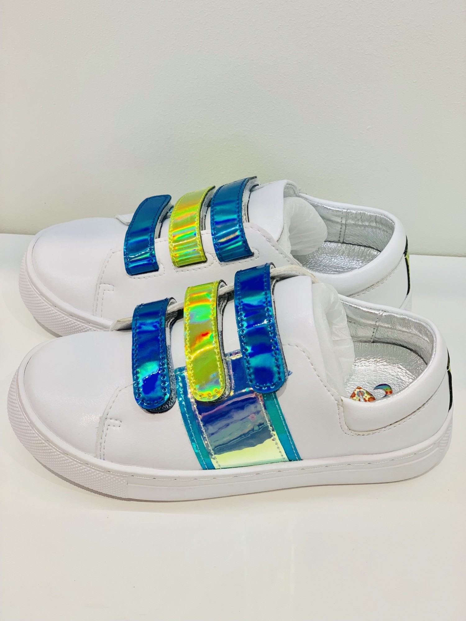 

Кеды EVIE shoes Saba 30 White-Blue Neon (122-9K 30)