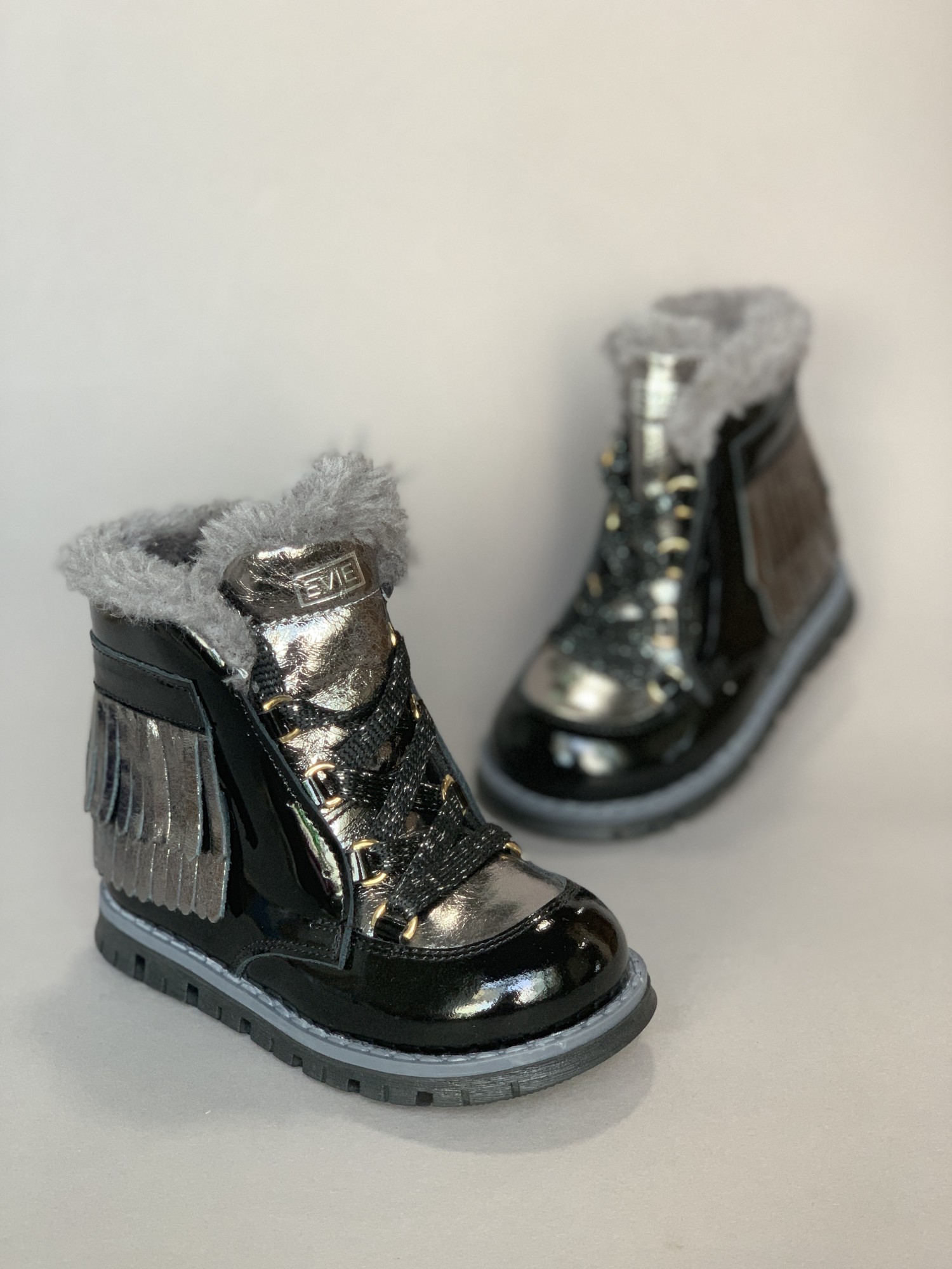 

Ботинки EVIE shoes Agnes 23 Черные (Black 138-1 K)