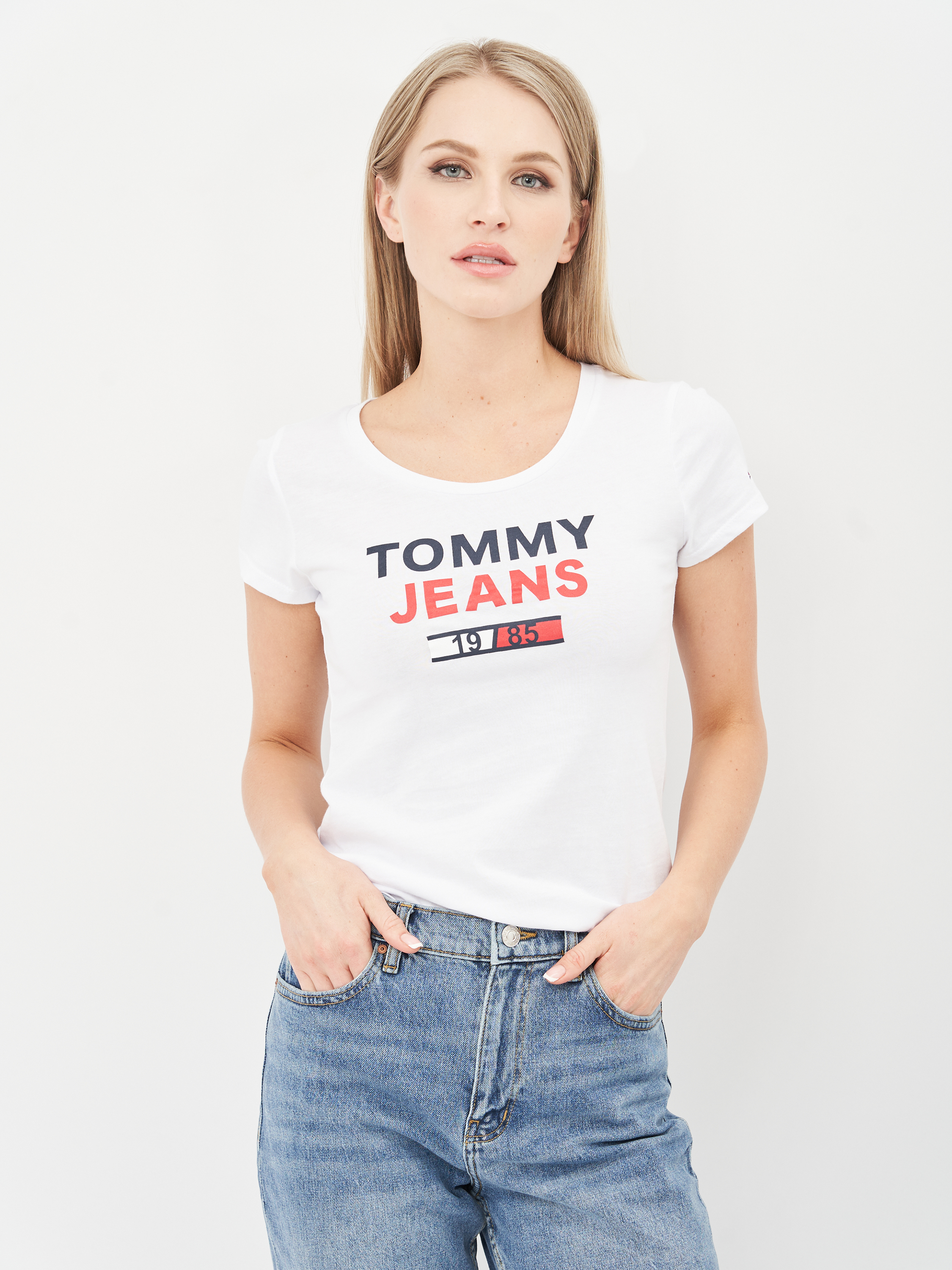 

Футболка Tommy Jeans 10628.2  (44) Белая, Футболка Tommy Jeans 10628.2 M (44) Белая