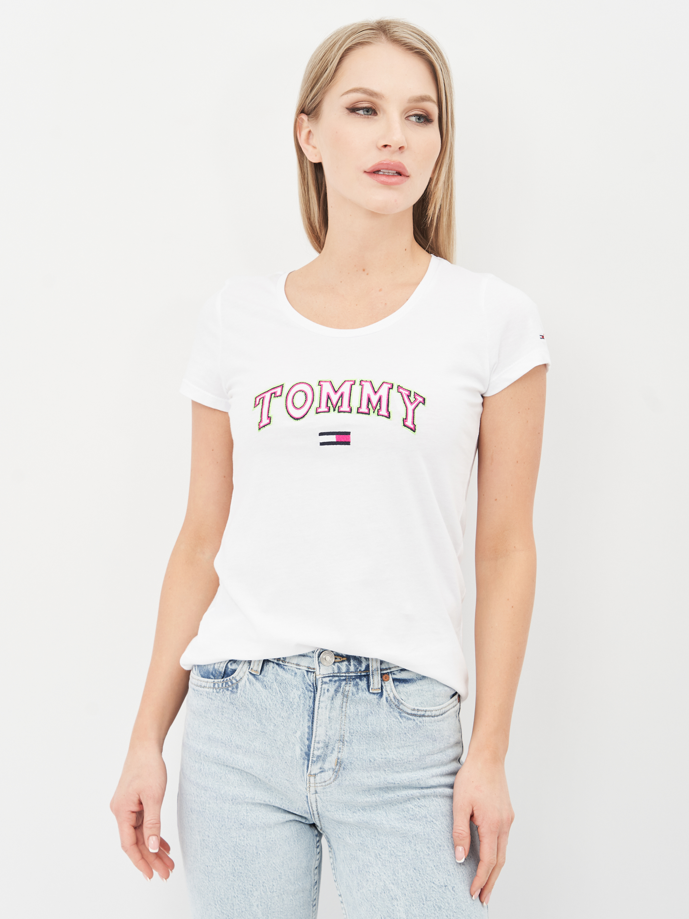 

Футболка Tommy Hilfiger 10630.2  (46) Белая, Футболка Tommy Hilfiger 10630.2 L (46) Белая