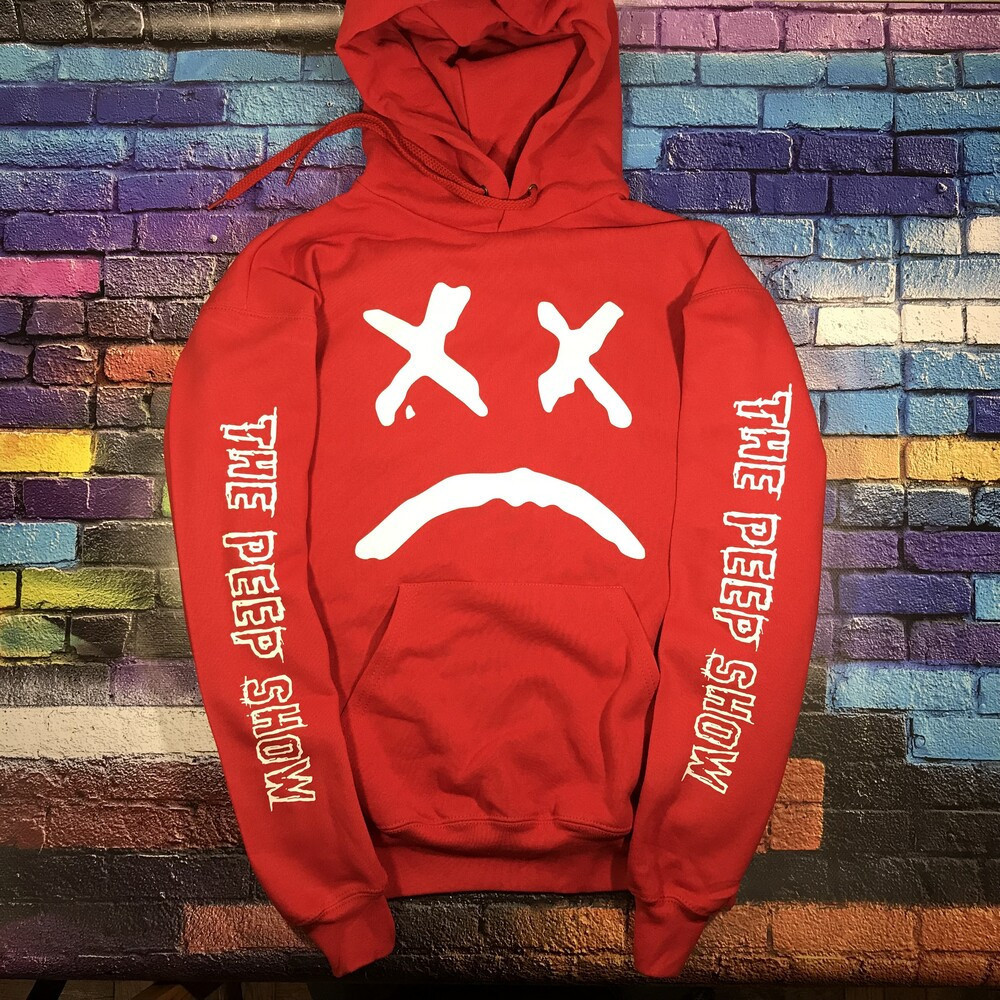 

Толстовка красная LOYS Lil peep, Толстовка красная LOYS Lil peep L