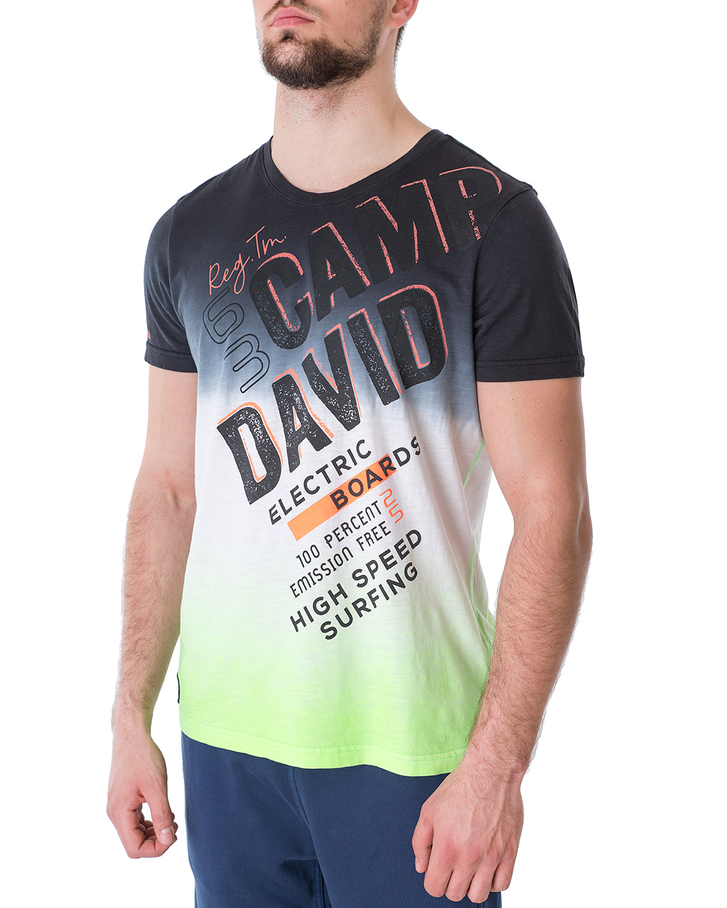 

Футболка чоловіча CAMP DAVID (2102-3992-black/21) Мікс XXL