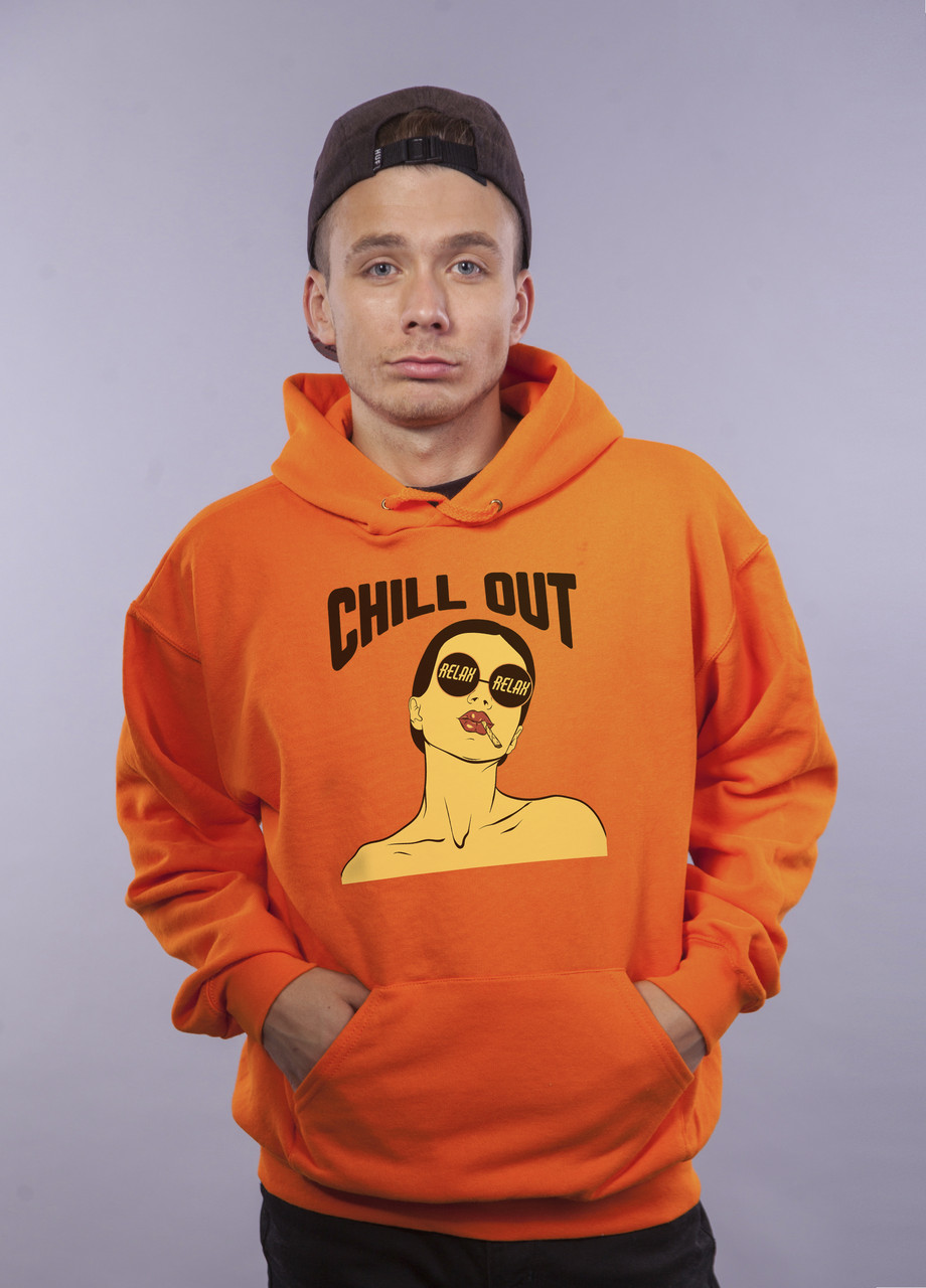 

Толстовка Оранжевая LOYS "Chill out" XXL