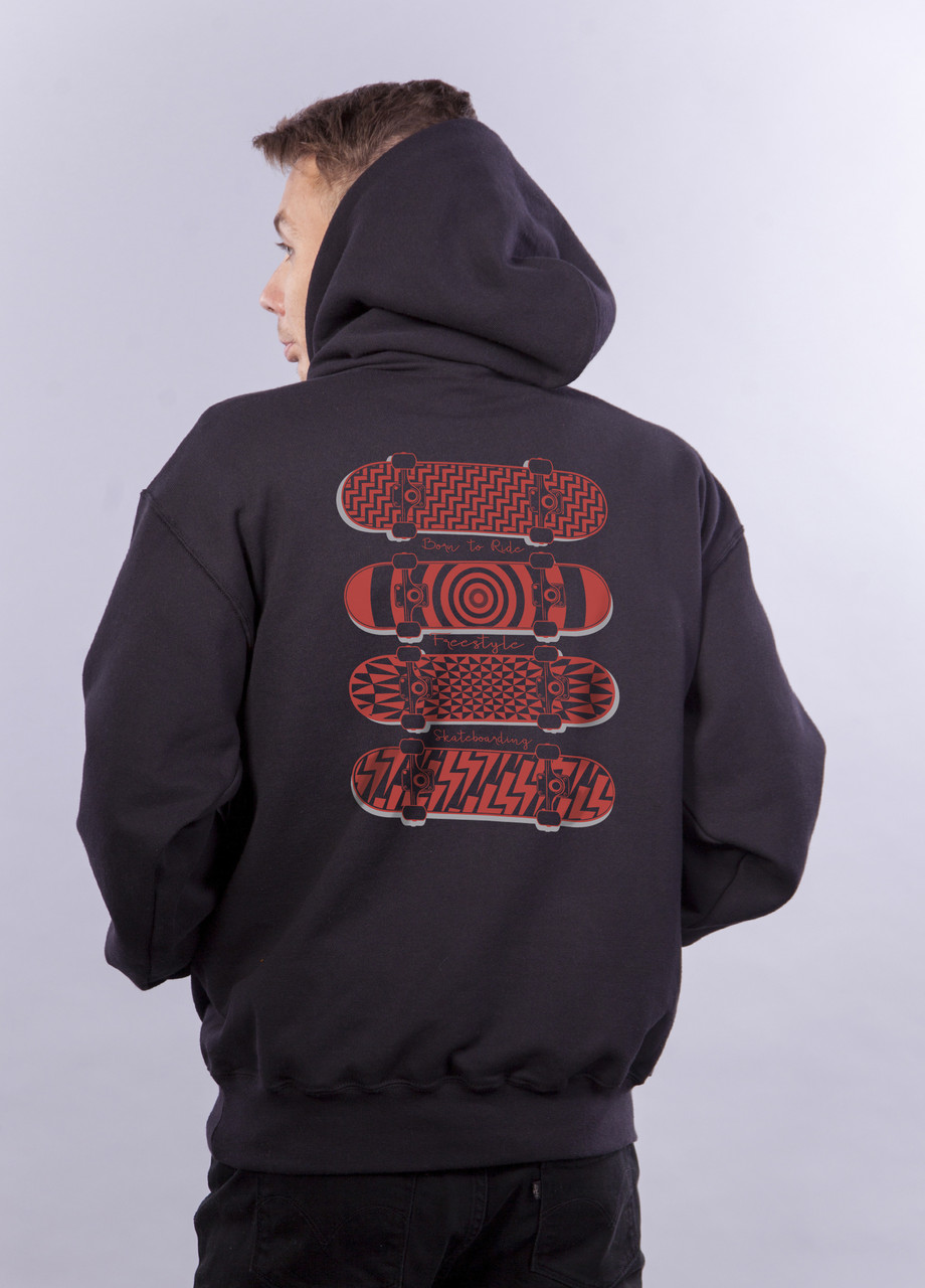 

Толстовка Чёрная LOYS "Skateboard" XXL
