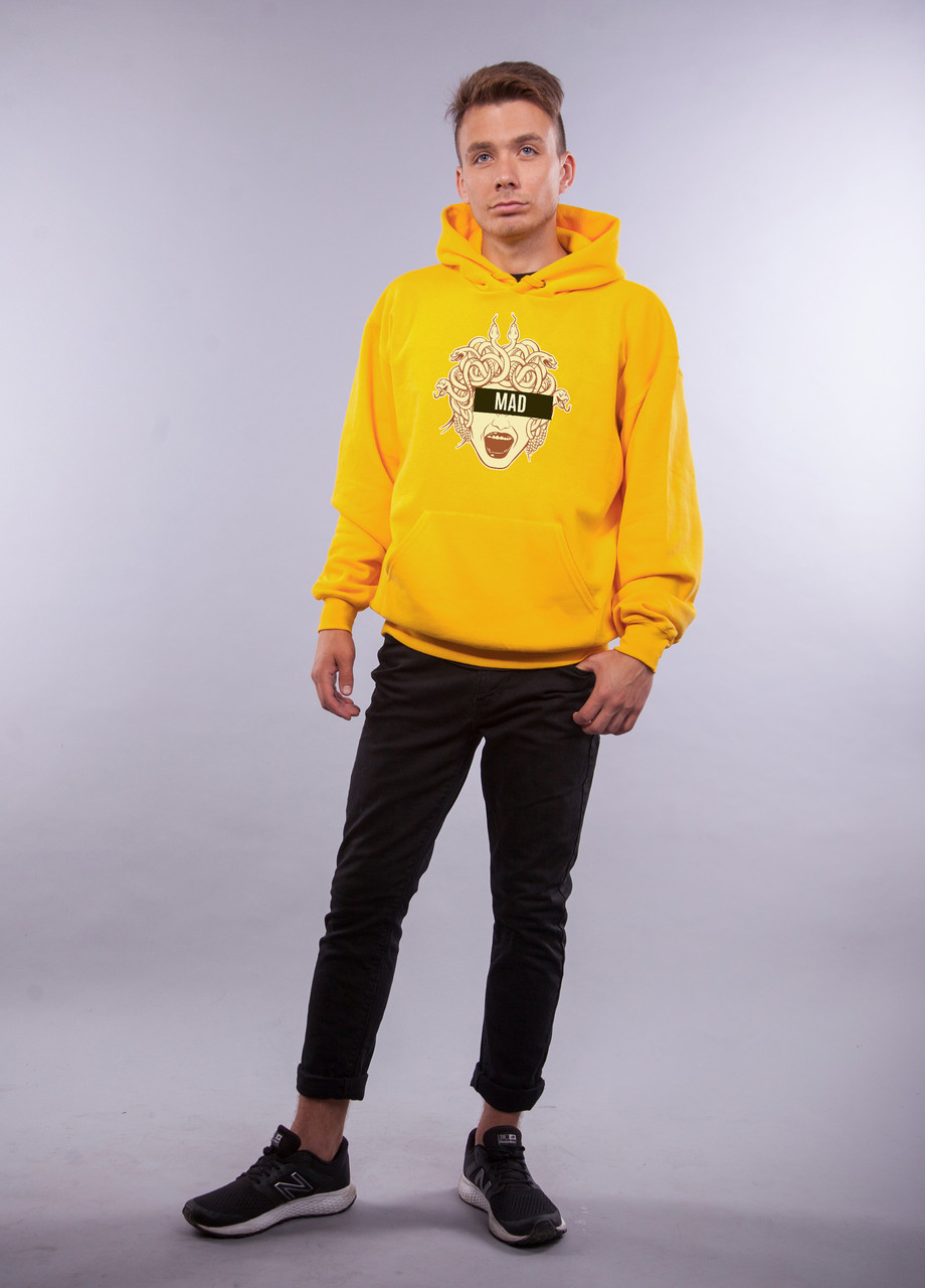 

Толстовка Желтая LOYS "MAD" XXL