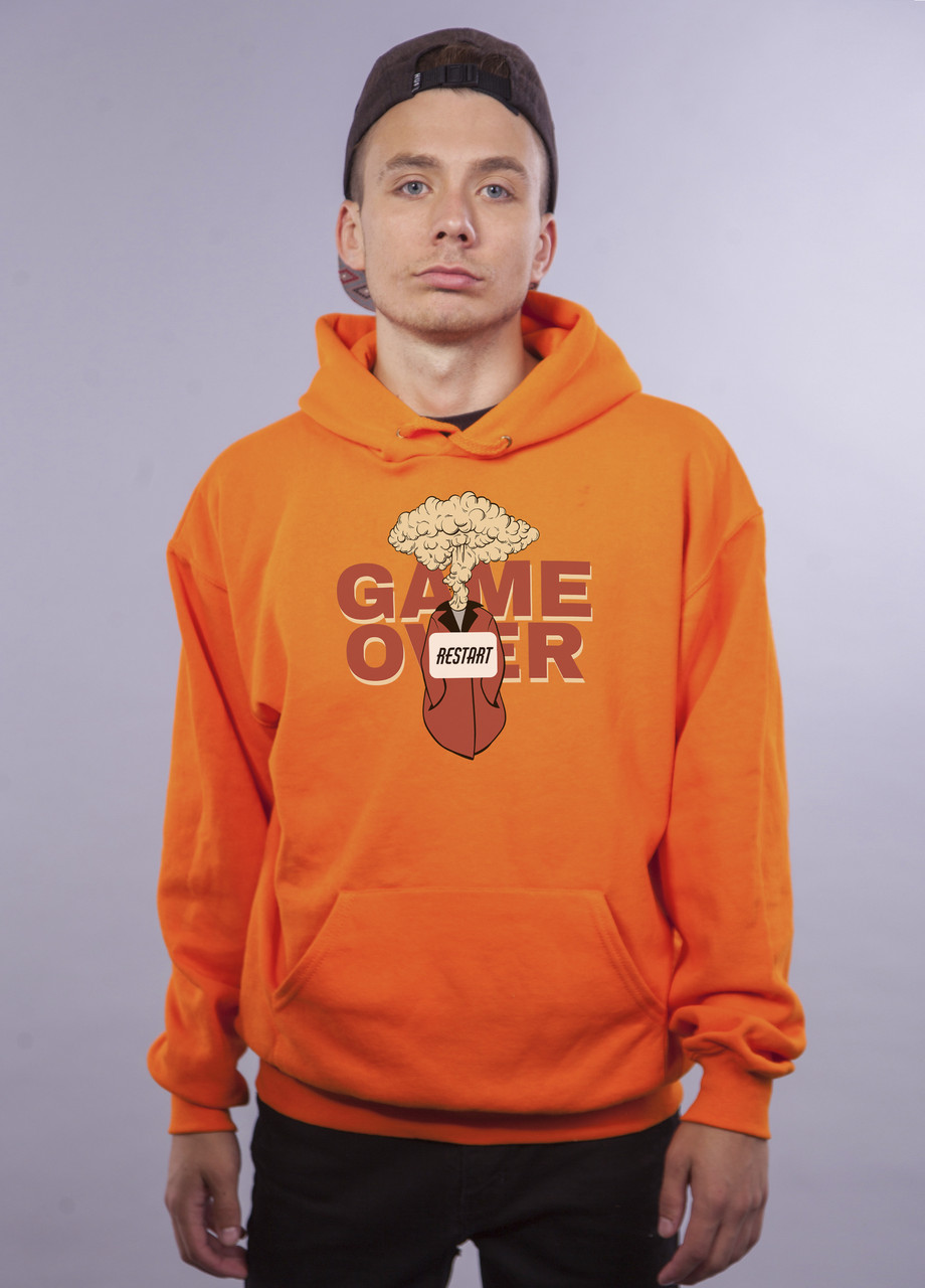 

Толстовка Оранжевая LOYS "Game Over" XXL