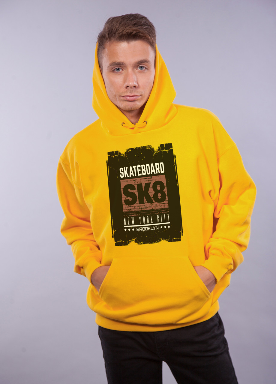 

Толстовка жёлтая LOYS "SK8" XXL
