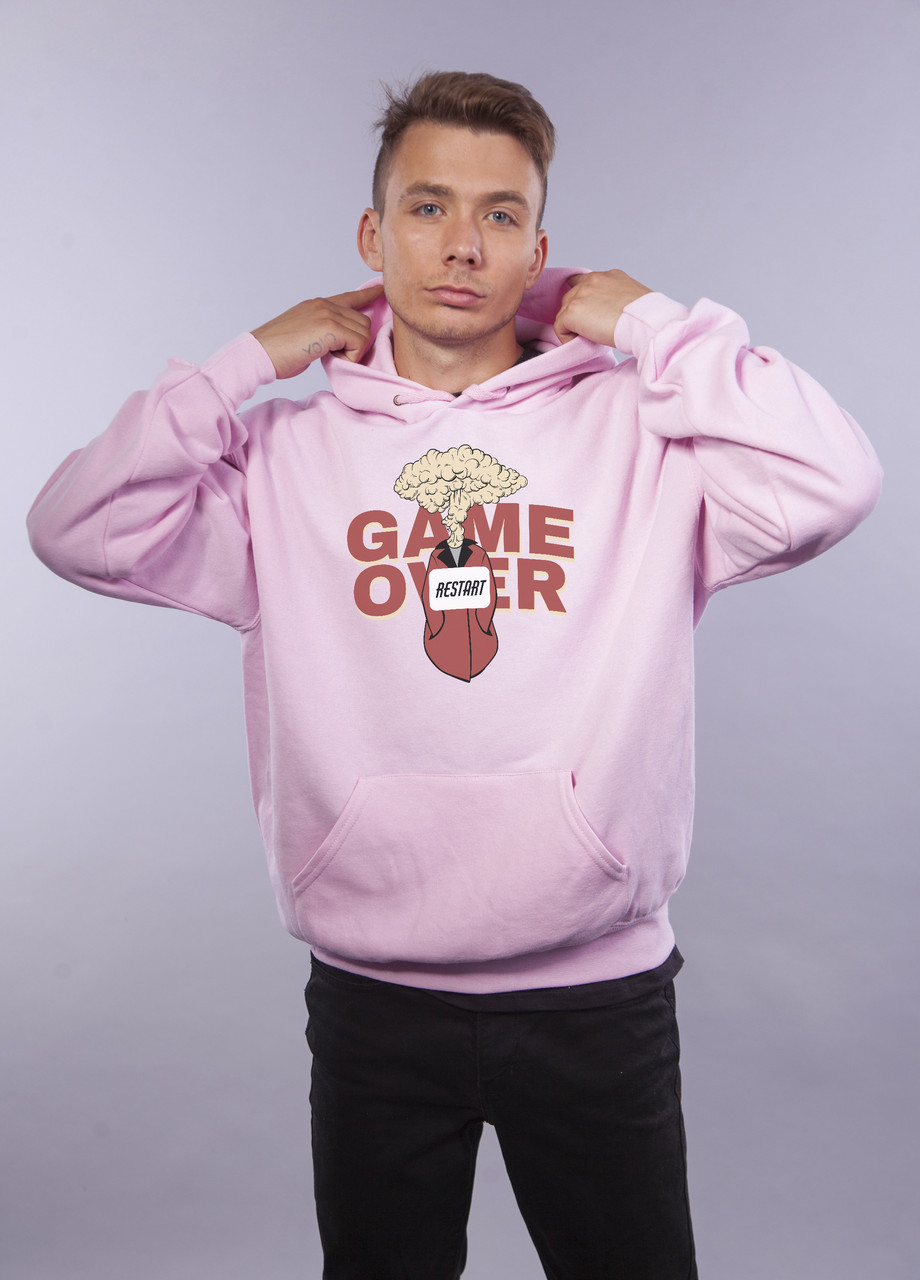 

Толстовка Розовая LOYS "Game Over" XXL