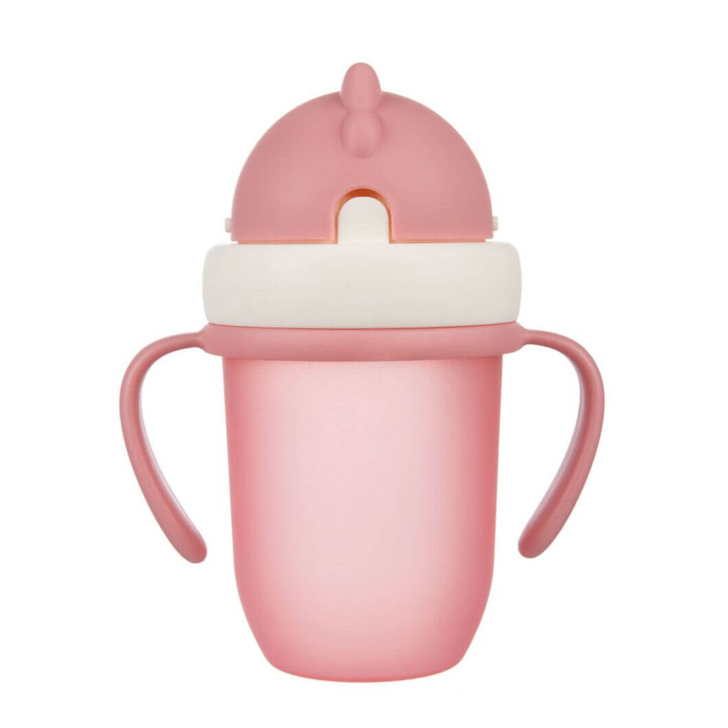 

Поїльник з силіконовою трубочкою Canpol Babies Matte Pastels 210 мл рожевий (56/522_pin)