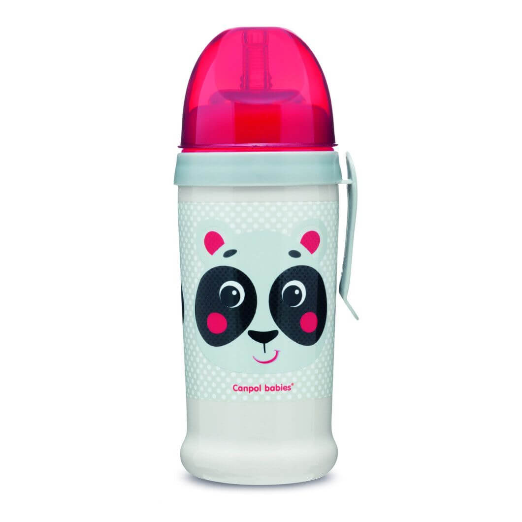 

Поїльник Canpol Babies Hello Little з силіконовою насадкою коала Бежевий 350 мл (56/510_bei)