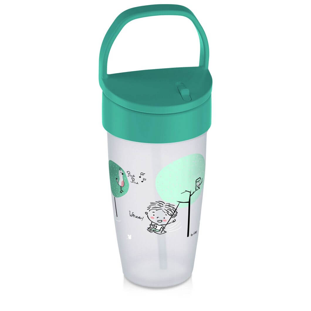 

Кружка непроливайка Lovi JUNIOR Lovely Boy з силіконовою трубочкою 350 мл (35/355boy)