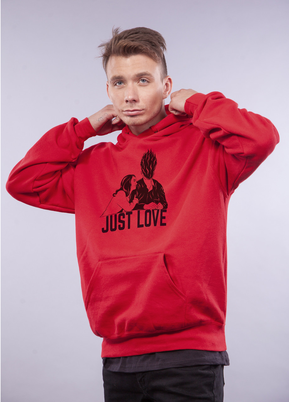 

Толстовка Красная LOYS "Just Love" XXL