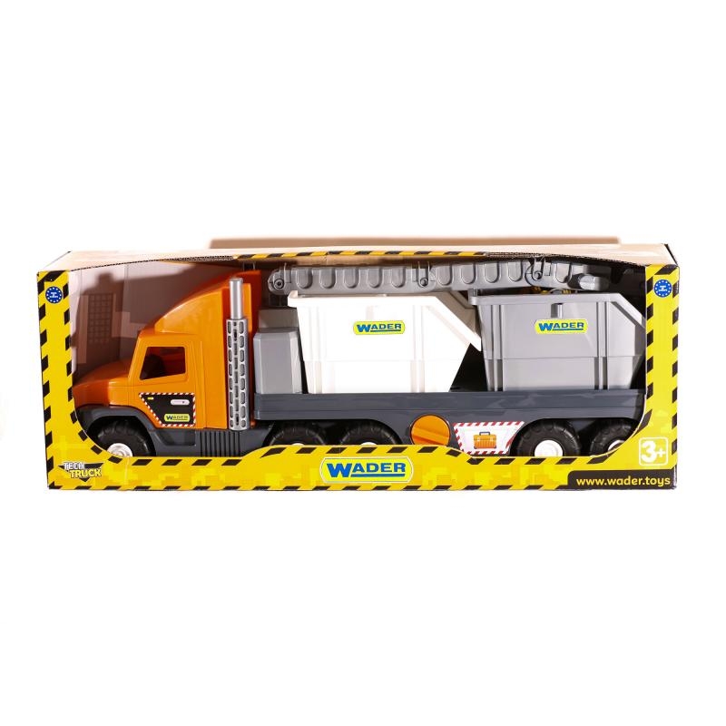 

Евакуатор Wader Super Tech Truck з будівельними контейнерами (36760)