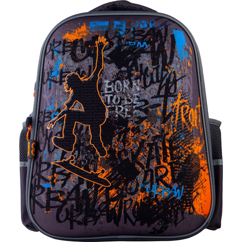 

Рюкзак GoPack Education полукаркасный Skate 38x28x13 15 л черный (GO21-165M-4)