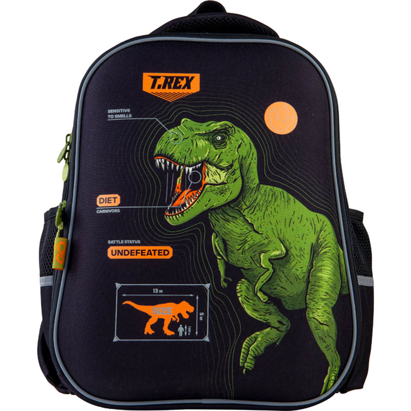 

Рюкзак GoPack Education полукаркасный Dinosaur 38x28x13 15 л черный/зеленый (GO21-165M-6)